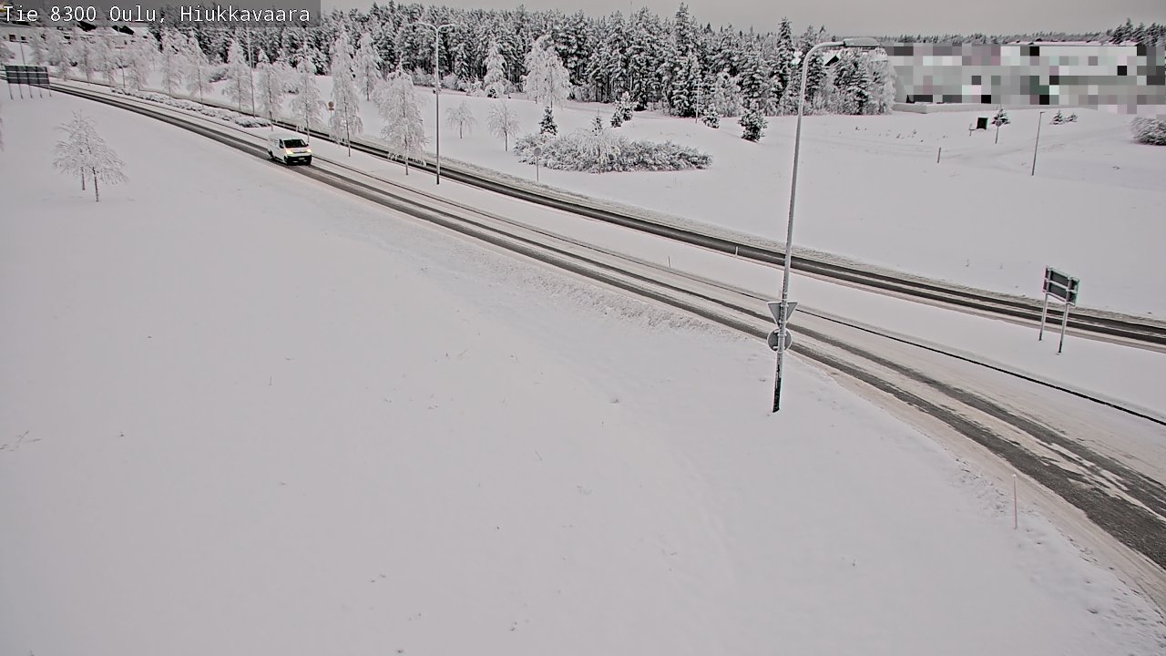 Kelikamerat Kuva tie 8300 Oulu Hiukkavaara, Oulu, Pohjois-Pohjanmaa