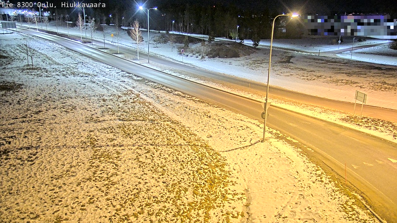 Kelikamerat Kuva tie 8300 Oulu Hiukkavaara, Oulu, Pohjois-Pohjanmaa