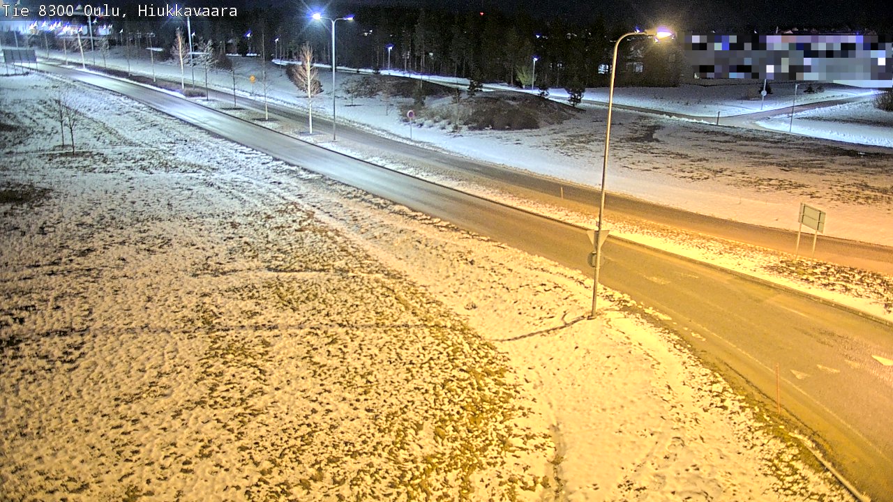 Kelikamerat Kuva tie 8300 Oulu Hiukkavaara, Oulu, Pohjois-Pohjanmaa