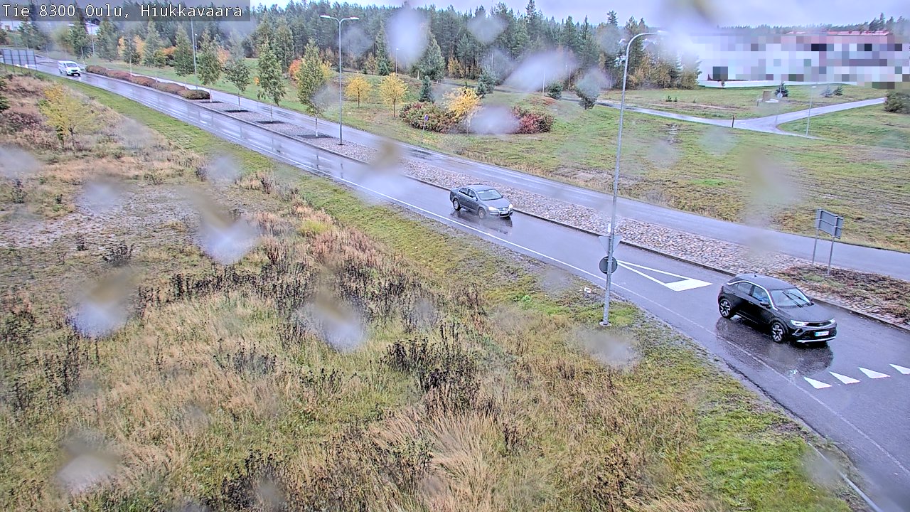 Weather Camera Image väg 8300 Oulu Hiukkavaara, Oulu, Pohjois-Pohjanmaa