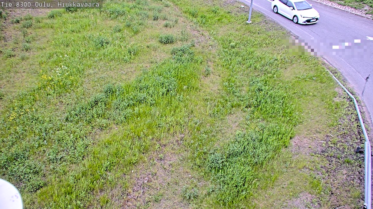Weather Camera Image road 8300 Oulu Hiukkavaara, Oulu, Pohjois-Pohjanmaa