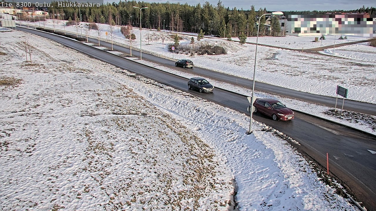 Kelikamerat Kuva tie 8300 Oulu Hiukkavaara, Oulu, Pohjois-Pohjanmaa