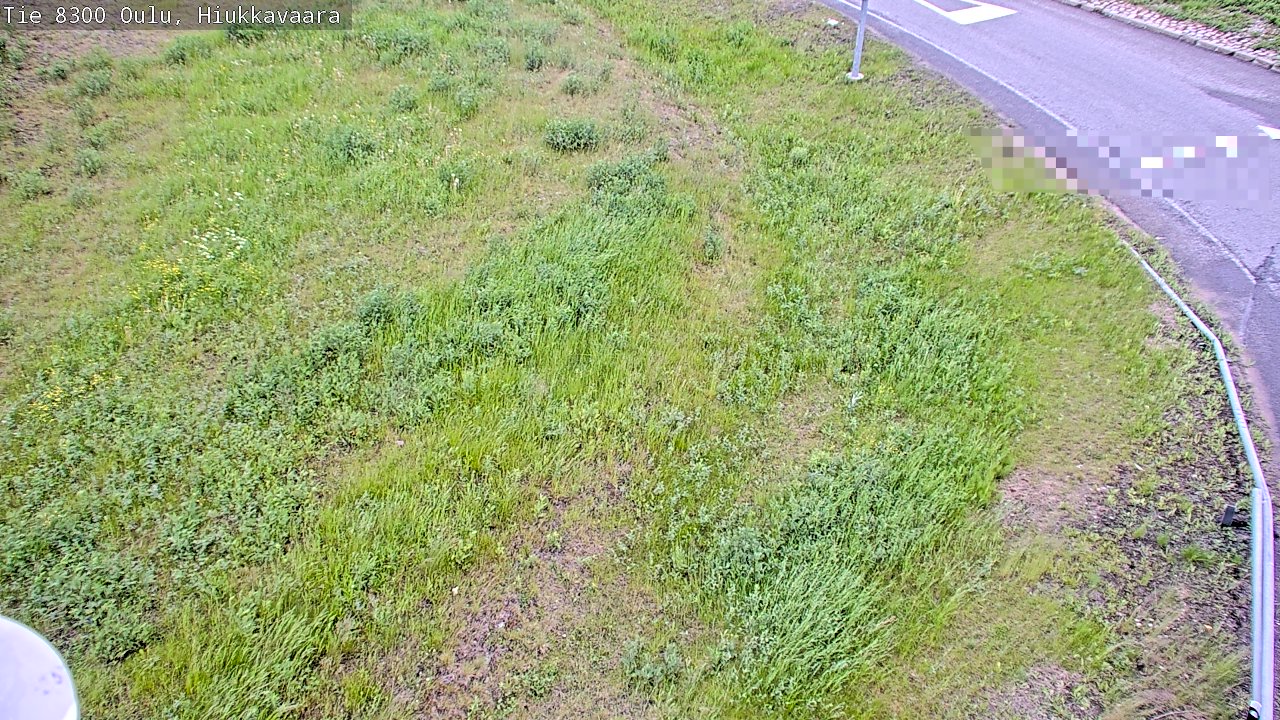 Weather Camera Image väg 8300 Oulu Hiukkavaara, Oulu, Pohjois-Pohjanmaa