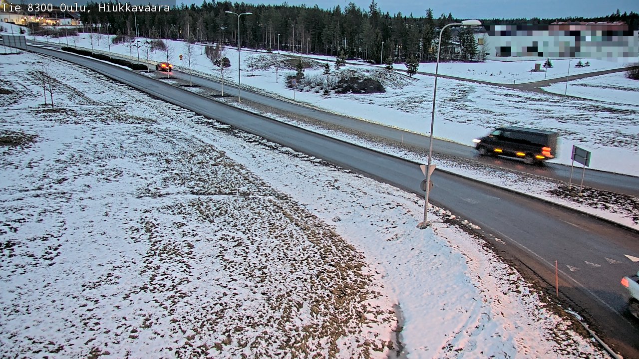 Kelikamerat Kuva tie 8300 Oulu Hiukkavaara, Oulu, Pohjois-Pohjanmaa