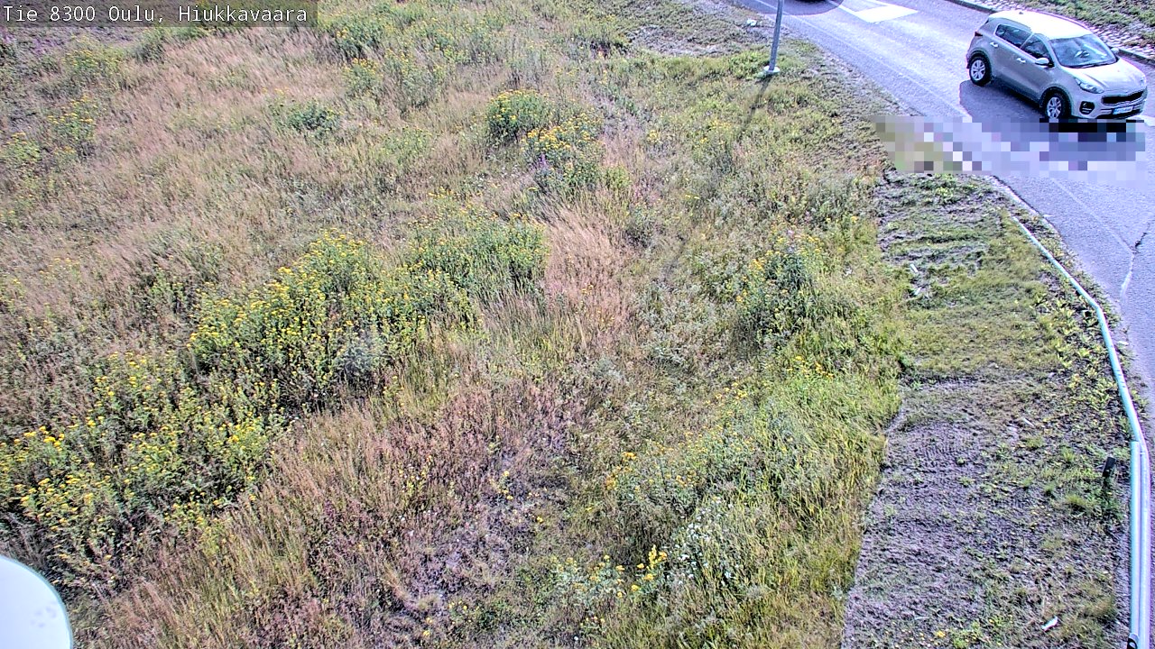 Weather Camera Image road 8300 Oulu Hiukkavaara, Oulu, Pohjois-Pohjanmaa
