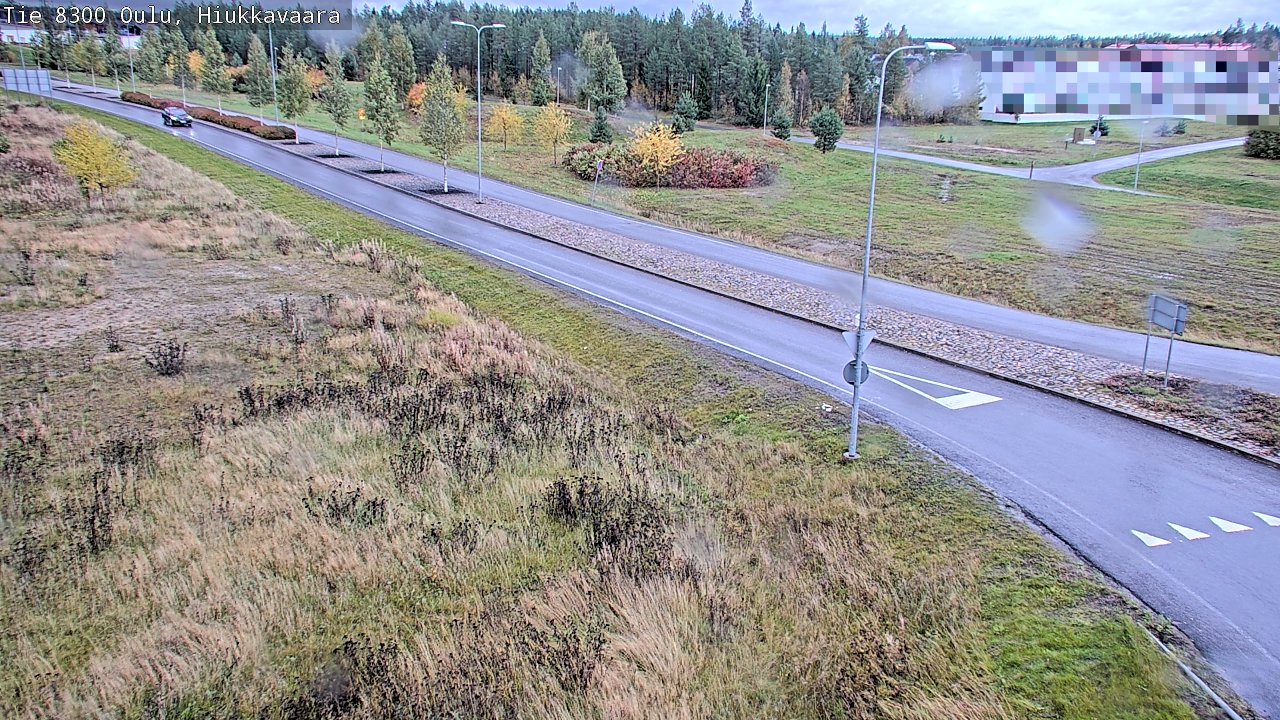 Weather Camera Image road 8300 Oulu Hiukkavaara, Oulu, Pohjois-Pohjanmaa