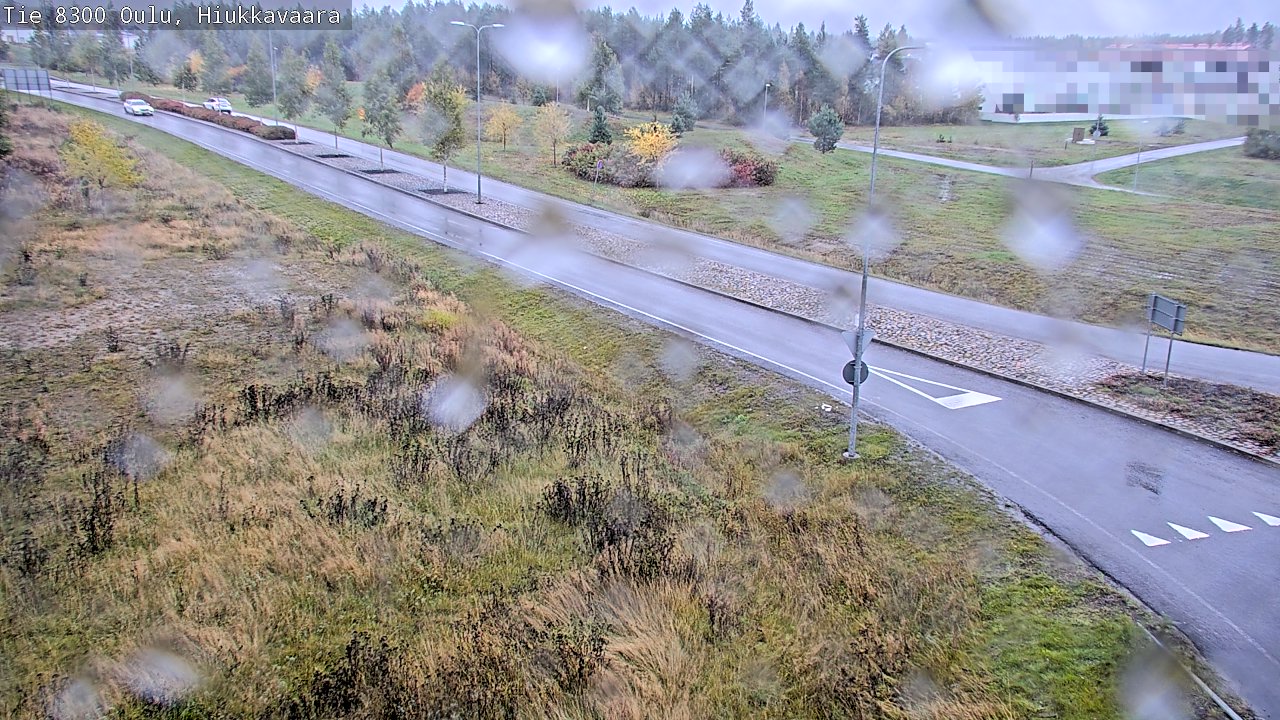 Weather Camera Image väg 8300 Oulu Hiukkavaara, Oulu, Pohjois-Pohjanmaa