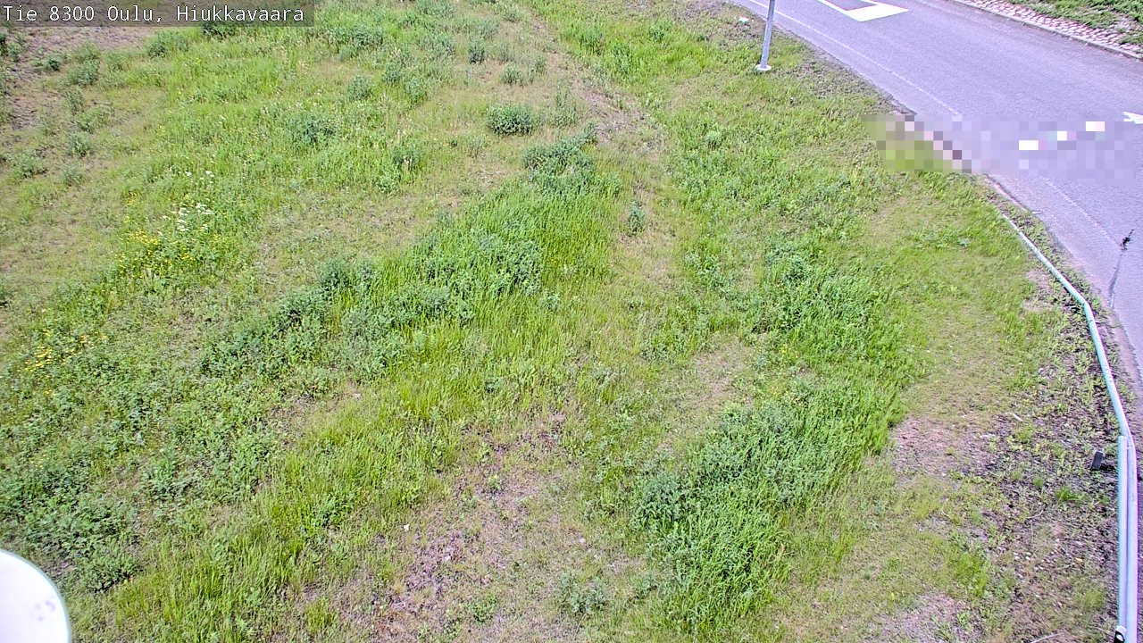 Weather Camera Image road 8300 Oulu Hiukkavaara, Oulu, Pohjois-Pohjanmaa