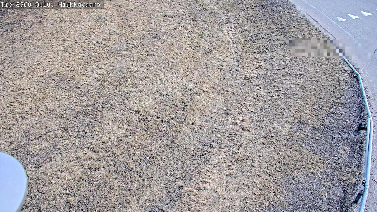 Weather Camera Image väg 8300 Oulu Hiukkavaara, Oulu, Pohjois-Pohjanmaa