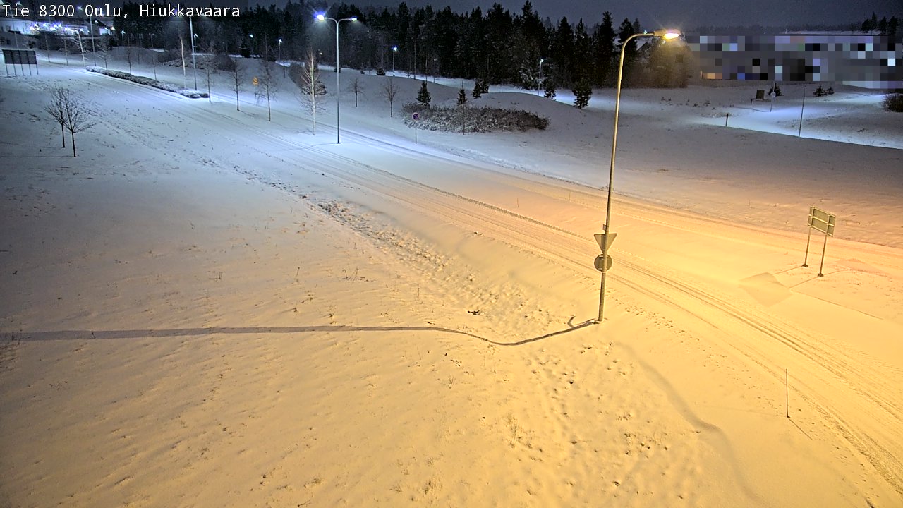 Kelikamerat Kuva tie 8300 Oulu Hiukkavaara, Oulu, Pohjois-Pohjanmaa