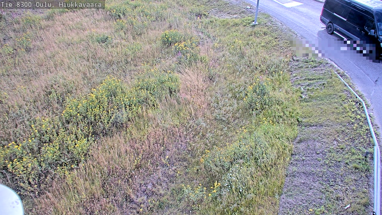 Weather Camera Image road 8300 Oulu Hiukkavaara, Oulu, Pohjois-Pohjanmaa