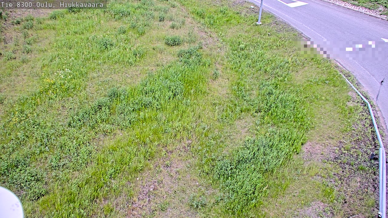 Weather Camera Image road 8300 Oulu Hiukkavaara, Oulu, Pohjois-Pohjanmaa