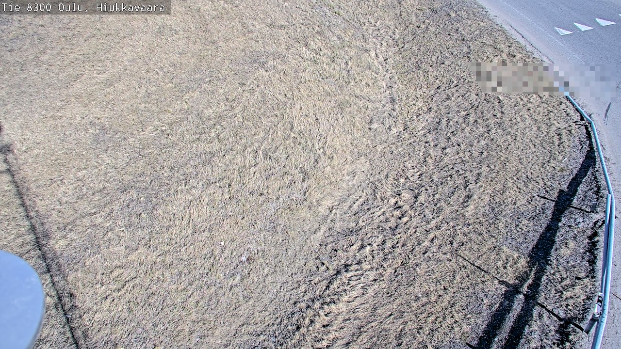 Weather Camera Image väg 8300 Oulu Hiukkavaara, Oulu, Pohjois-Pohjanmaa