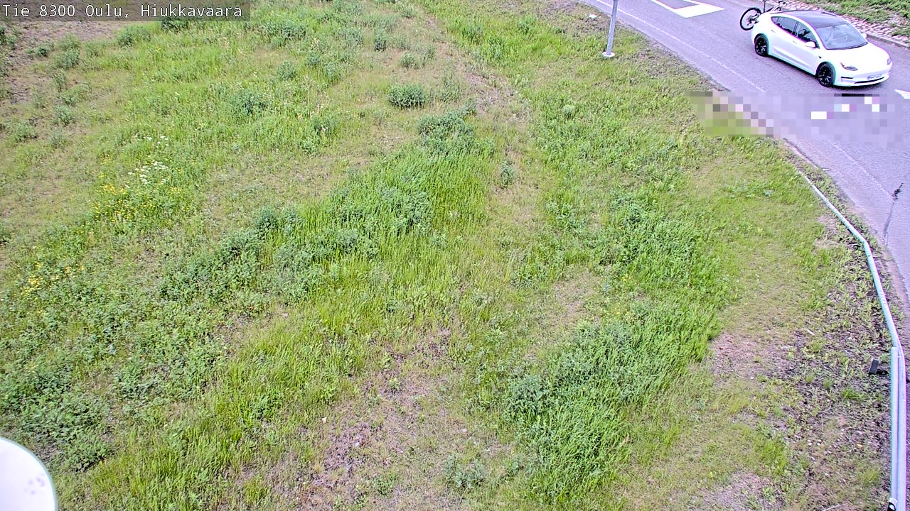 Weather Camera Image road 8300 Oulu Hiukkavaara, Oulu, Pohjois-Pohjanmaa