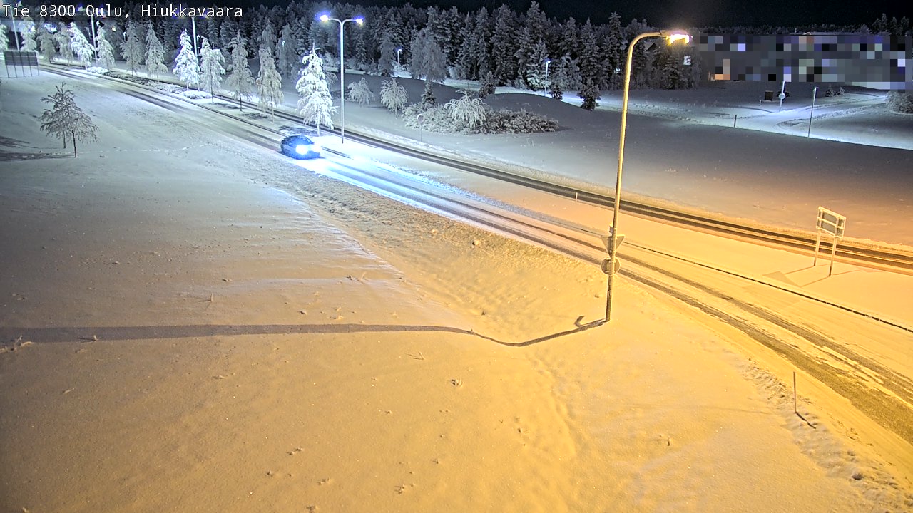 Kelikamerat Kuva tie 8300 Oulu Hiukkavaara, Oulu, Pohjois-Pohjanmaa