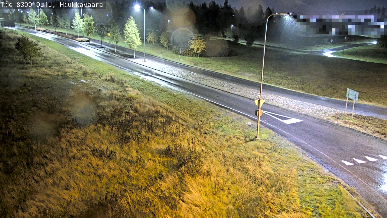 Weather Camera Image väg 8300 Oulu Hiukkavaara, Oulu, Pohjois-Pohjanmaa