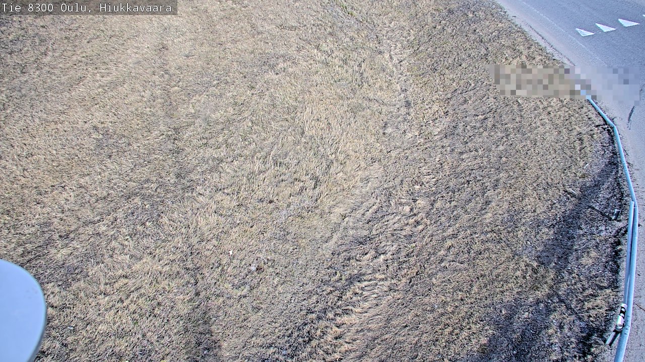 Weather Camera Image väg 8300 Oulu Hiukkavaara, Oulu, Pohjois-Pohjanmaa