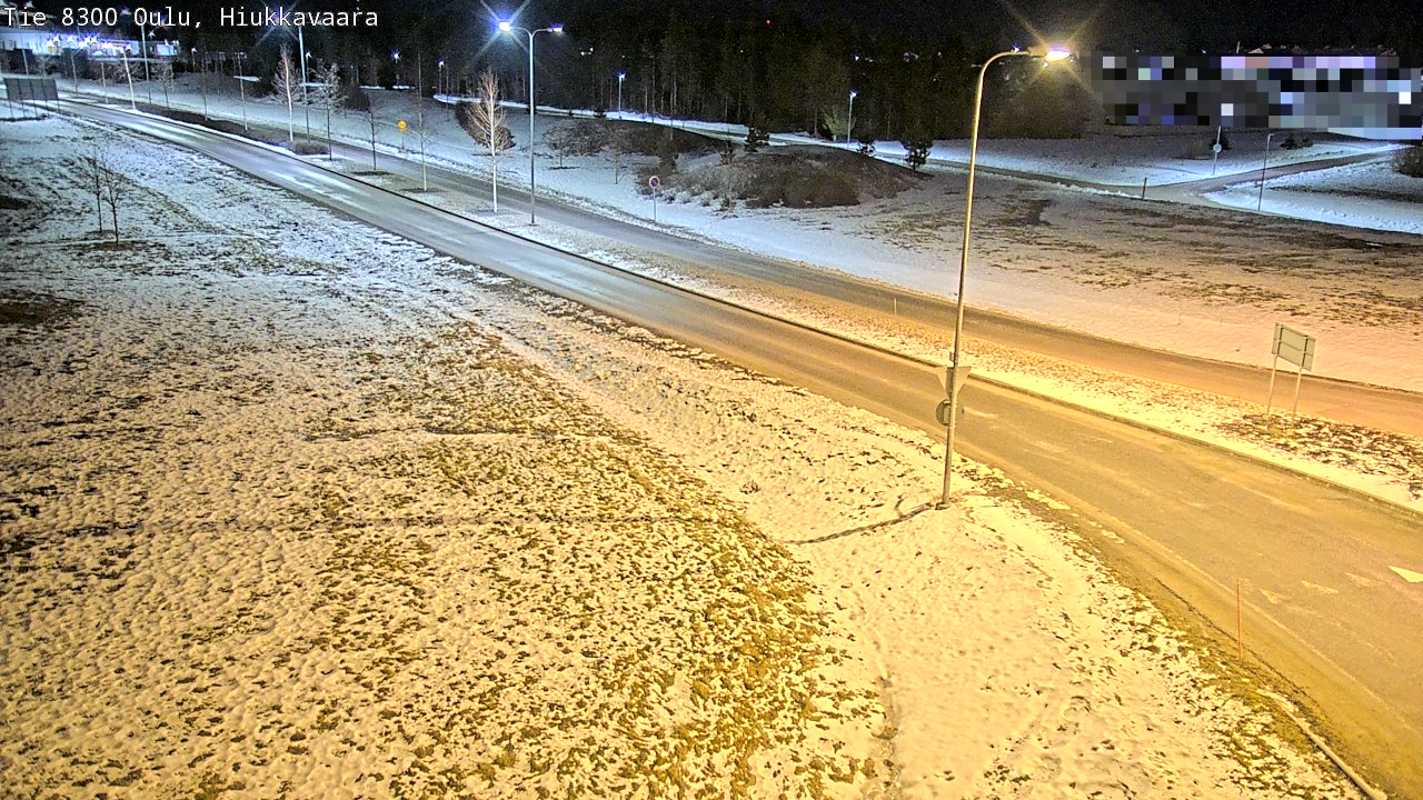 Kelikamerat Kuva tie 8300 Oulu Hiukkavaara, Oulu, Pohjois-Pohjanmaa