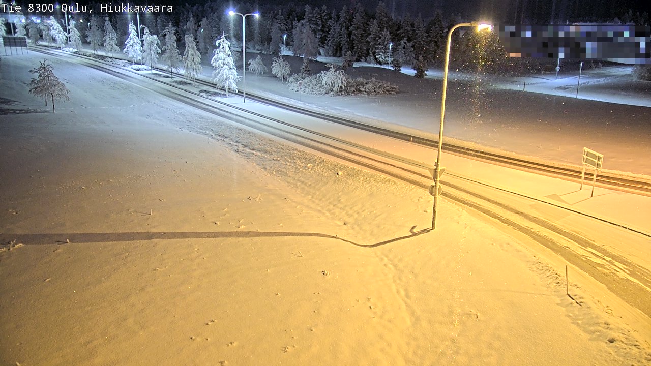 Kelikamerat Kuva tie 8300 Oulu Hiukkavaara, Oulu, Pohjois-Pohjanmaa