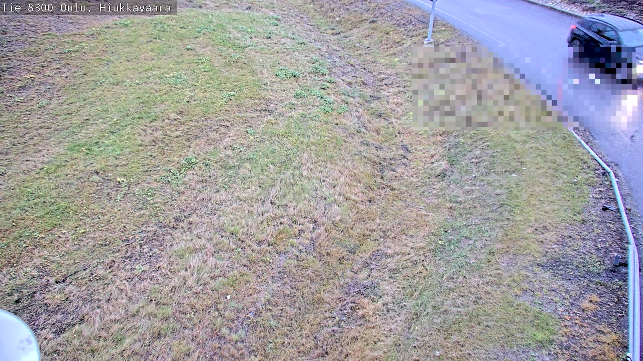 Weather Camera Image väg 8300 Oulu Hiukkavaara, Oulu, Pohjois-Pohjanmaa