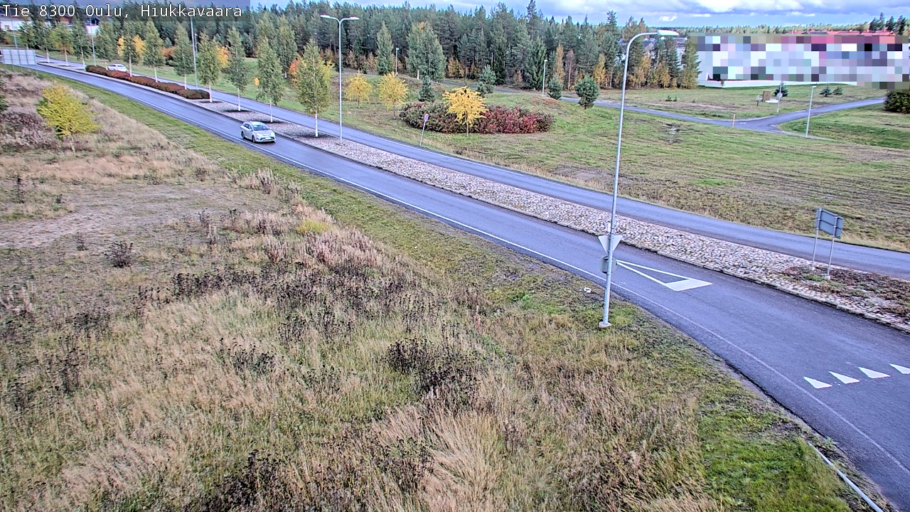 Weather Camera Image väg 8300 Oulu Hiukkavaara, Oulu, Pohjois-Pohjanmaa