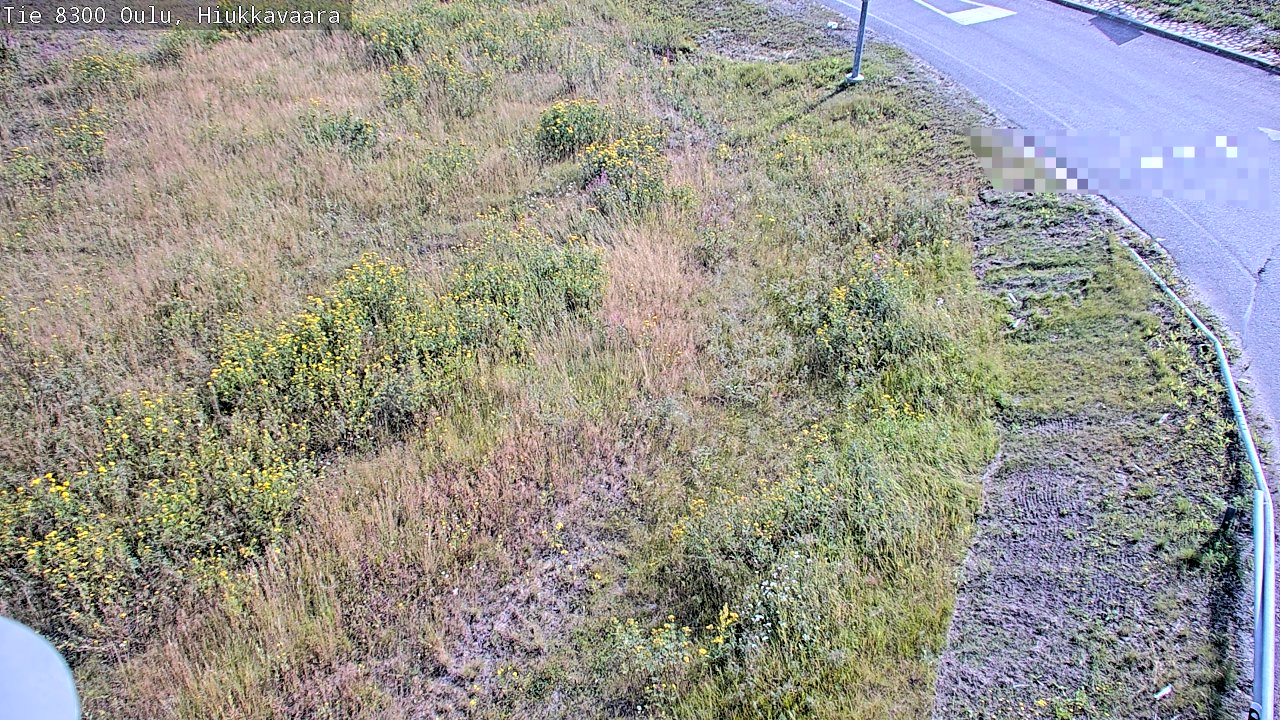 Weather Camera Image road 8300 Oulu Hiukkavaara, Oulu, Pohjois-Pohjanmaa