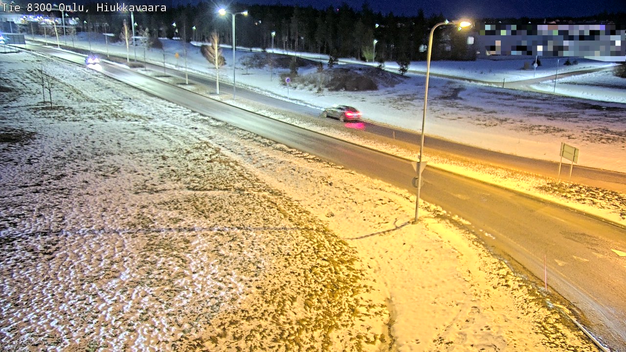 Kelikamerat Kuva tie 8300 Oulu Hiukkavaara, Oulu, Pohjois-Pohjanmaa