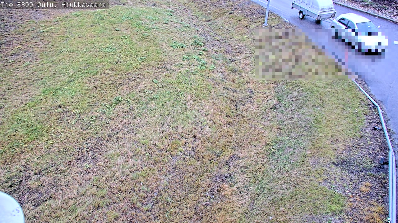 Weather Camera Image väg 8300 Oulu Hiukkavaara, Oulu, Pohjois-Pohjanmaa