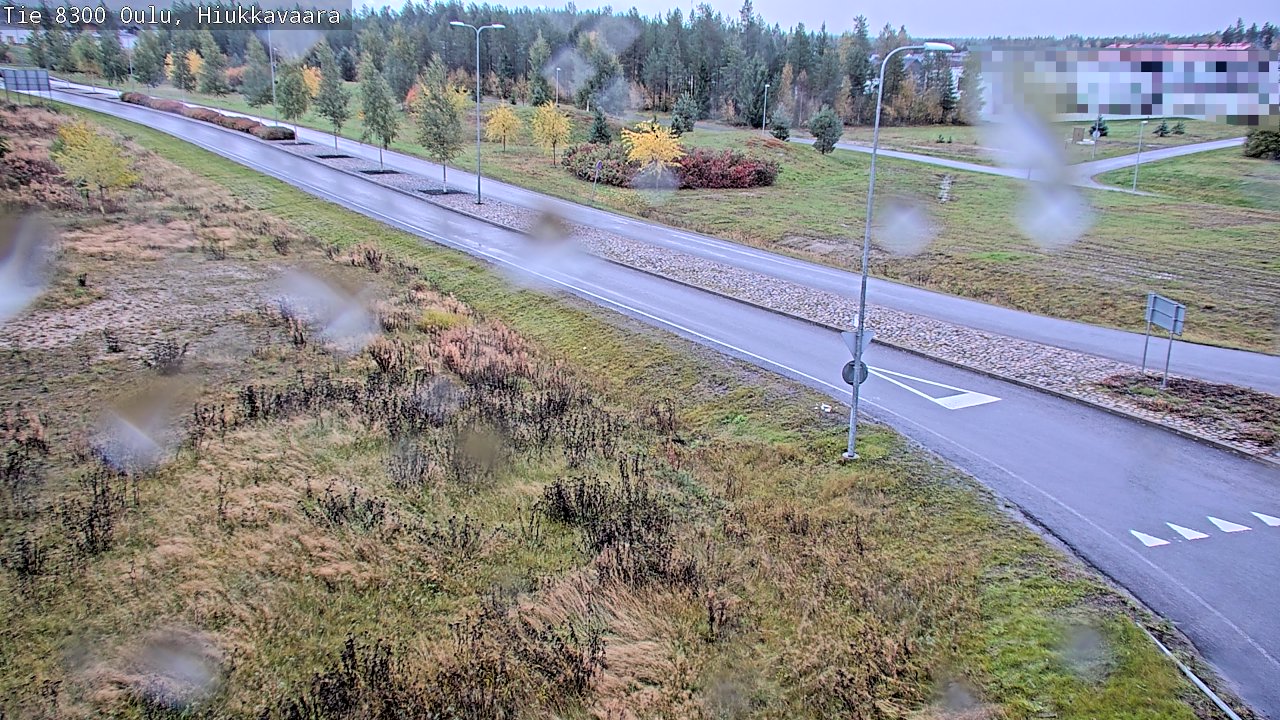 Weather Camera Image road 8300 Oulu Hiukkavaara, Oulu, Pohjois-Pohjanmaa