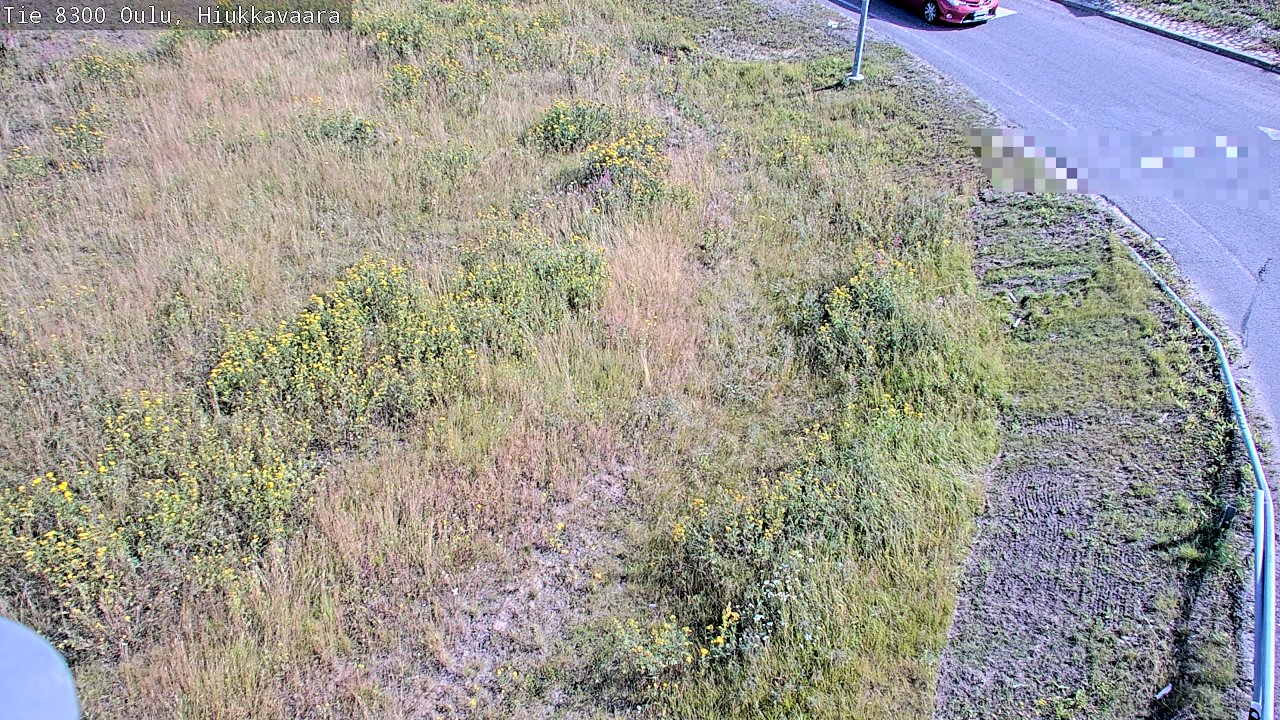 Weather Camera Image road 8300 Oulu Hiukkavaara, Oulu, Pohjois-Pohjanmaa