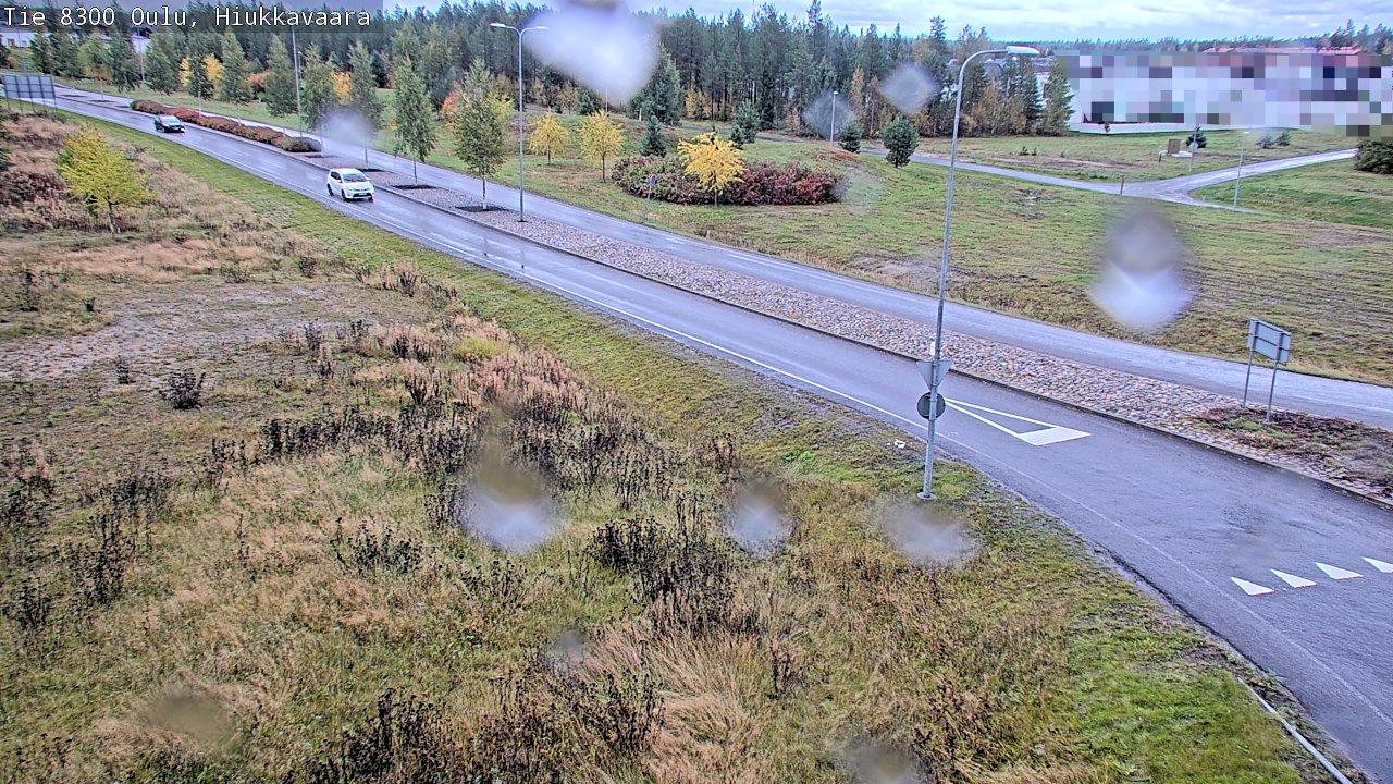 Weather Camera Image väg 8300 Oulu Hiukkavaara, Oulu, Pohjois-Pohjanmaa