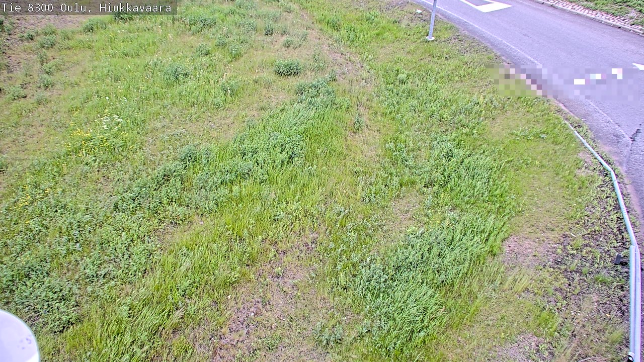 Weather Camera Image väg 8300 Oulu Hiukkavaara, Oulu, Pohjois-Pohjanmaa