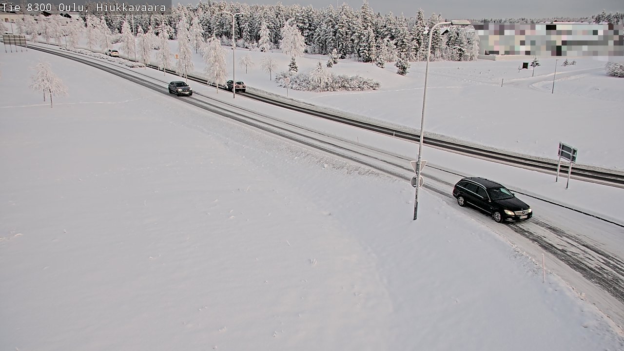 Kelikamerat Kuva tie 8300 Oulu Hiukkavaara, Oulu, Pohjois-Pohjanmaa