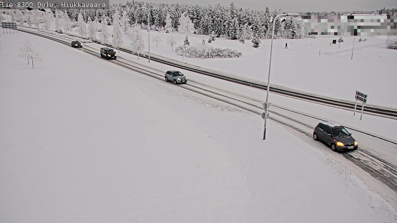 Kelikamerat Kuva tie 8300 Oulu Hiukkavaara, Oulu, Pohjois-Pohjanmaa