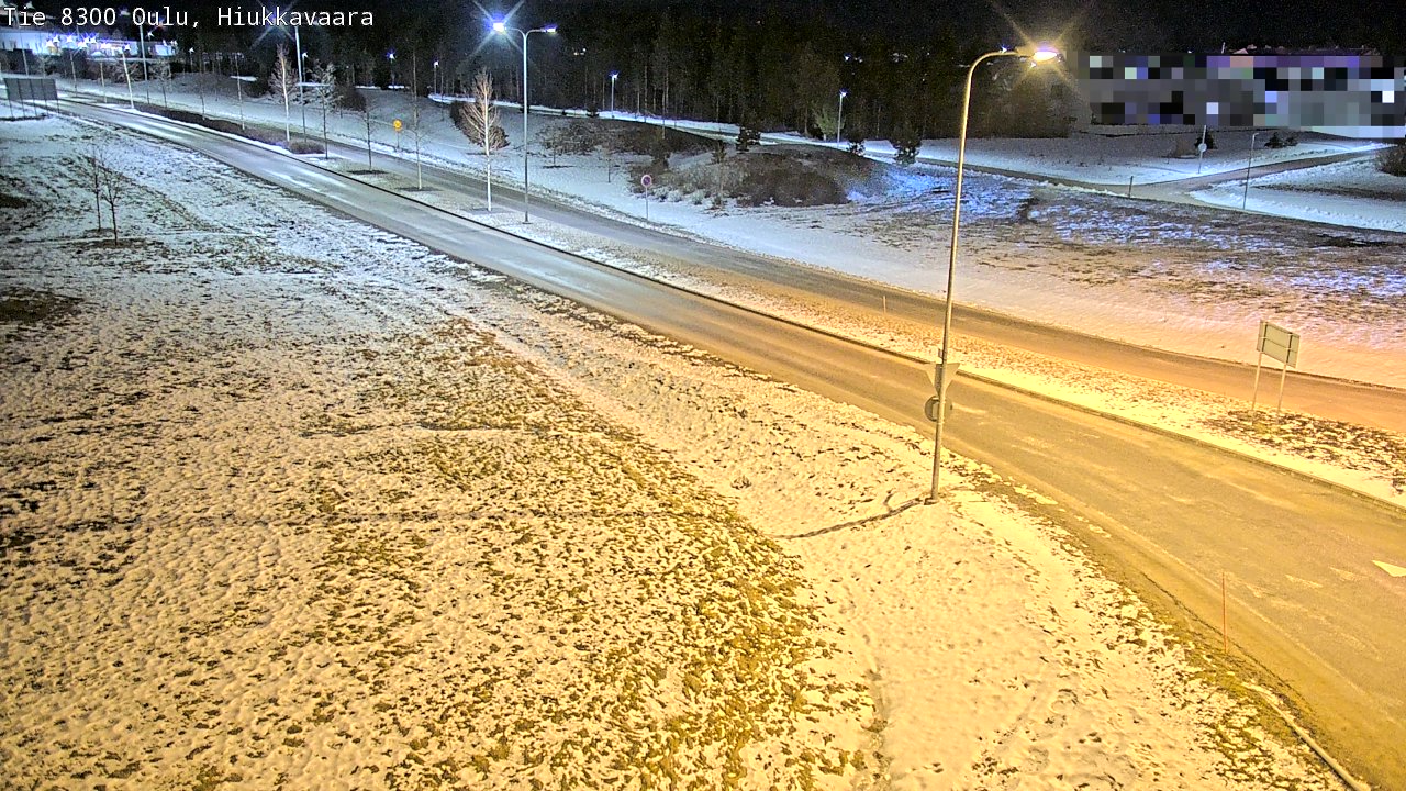 Kelikamerat Kuva tie 8300 Oulu Hiukkavaara, Oulu, Pohjois-Pohjanmaa