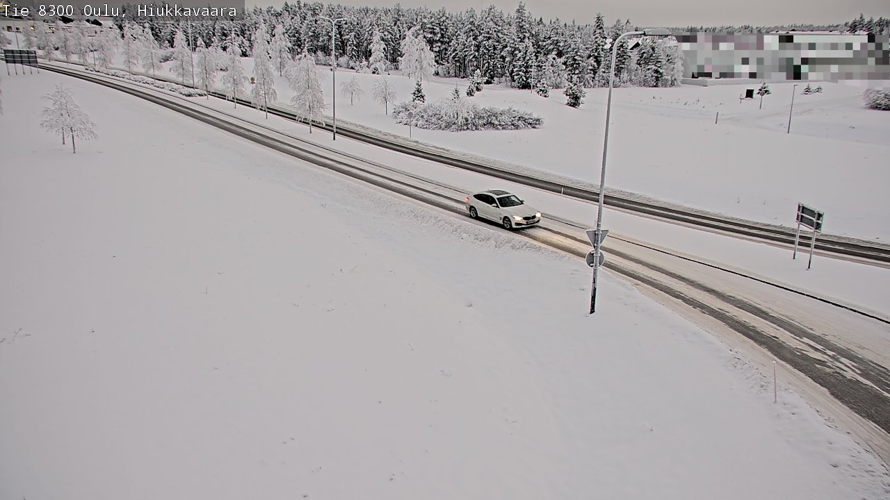 Kelikamerat Kuva tie 8300 Oulu Hiukkavaara, Oulu, Pohjois-Pohjanmaa