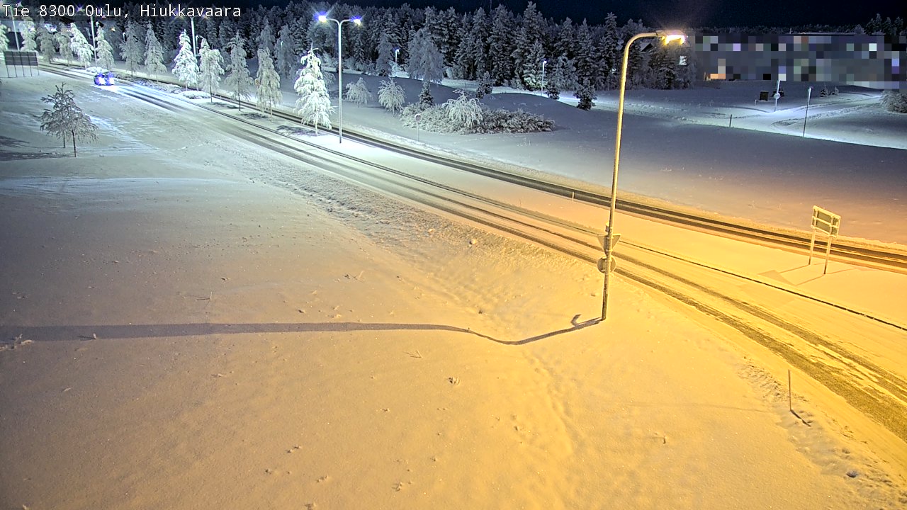 Kelikamerat Kuva tie 8300 Oulu Hiukkavaara, Oulu, Pohjois-Pohjanmaa