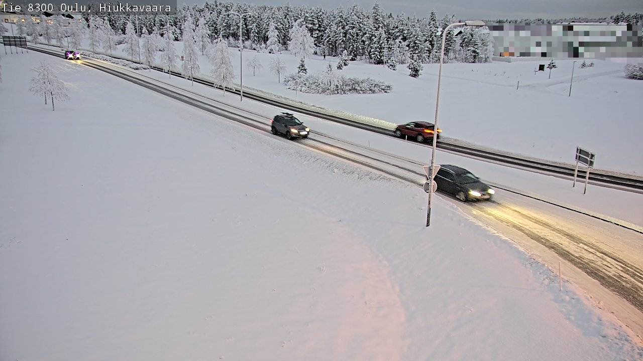 Kelikamerat Kuva tie 8300 Oulu Hiukkavaara, Oulu, Pohjois-Pohjanmaa