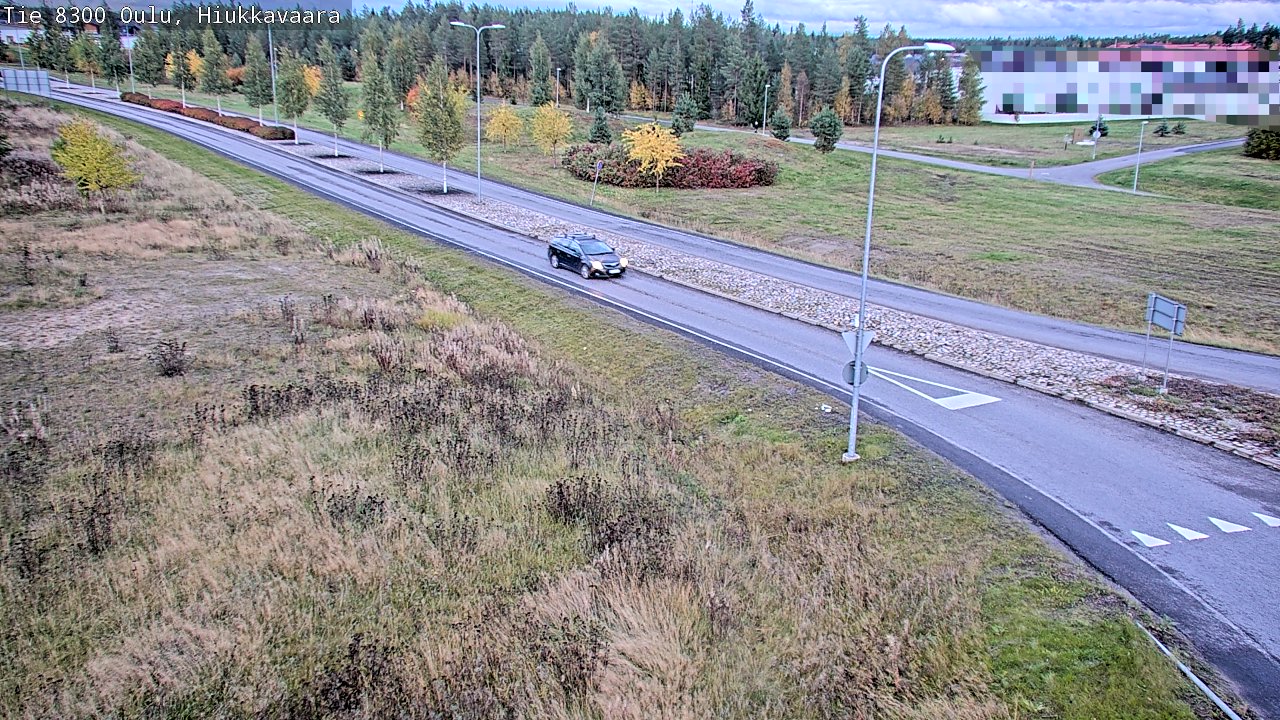 Weather Camera Image väg 8300 Oulu Hiukkavaara, Oulu, Pohjois-Pohjanmaa