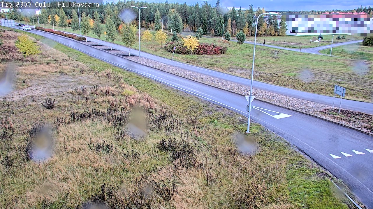Weather Camera Image väg 8300 Oulu Hiukkavaara, Oulu, Pohjois-Pohjanmaa