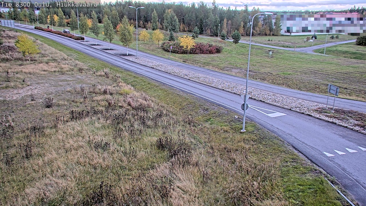 Weather Camera Image väg 8300 Oulu Hiukkavaara, Oulu, Pohjois-Pohjanmaa