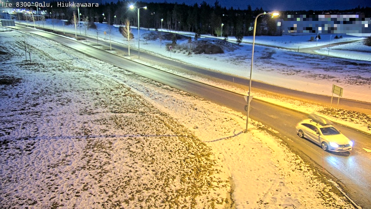 Kelikamerat Kuva tie 8300 Oulu Hiukkavaara, Oulu, Pohjois-Pohjanmaa