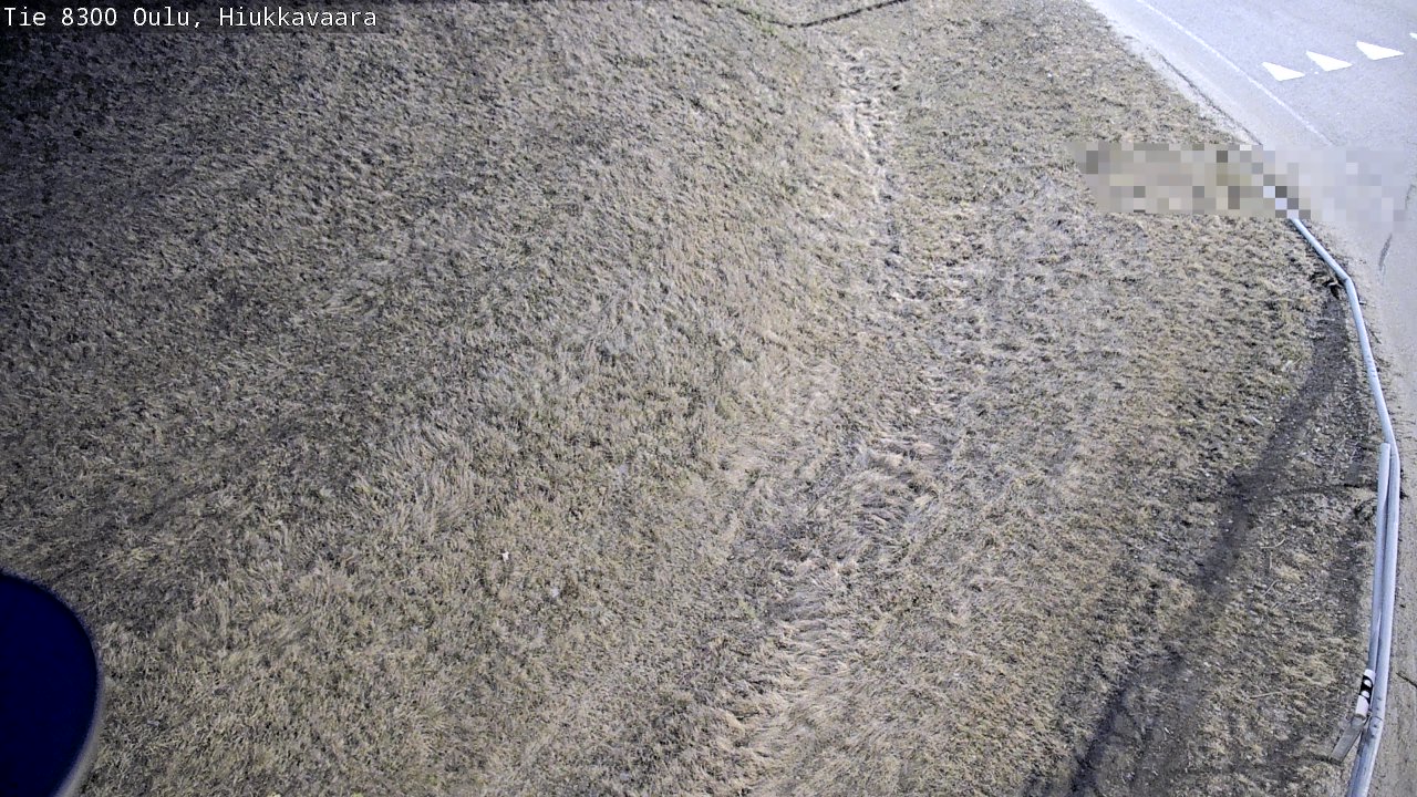 Weather Camera Image väg 8300 Oulu Hiukkavaara, Oulu, Pohjois-Pohjanmaa