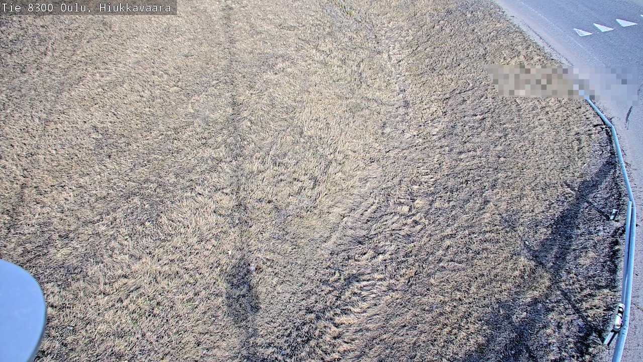 Weather Camera Image väg 8300 Oulu Hiukkavaara, Oulu, Pohjois-Pohjanmaa