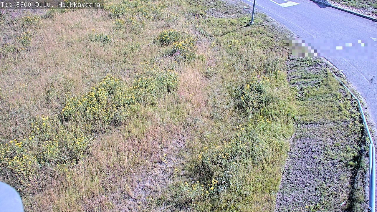 Weather Camera Image road 8300 Oulu Hiukkavaara, Oulu, Pohjois-Pohjanmaa