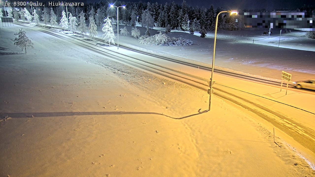 Kelikamerat Kuva tie 8300 Oulu Hiukkavaara, Oulu, Pohjois-Pohjanmaa