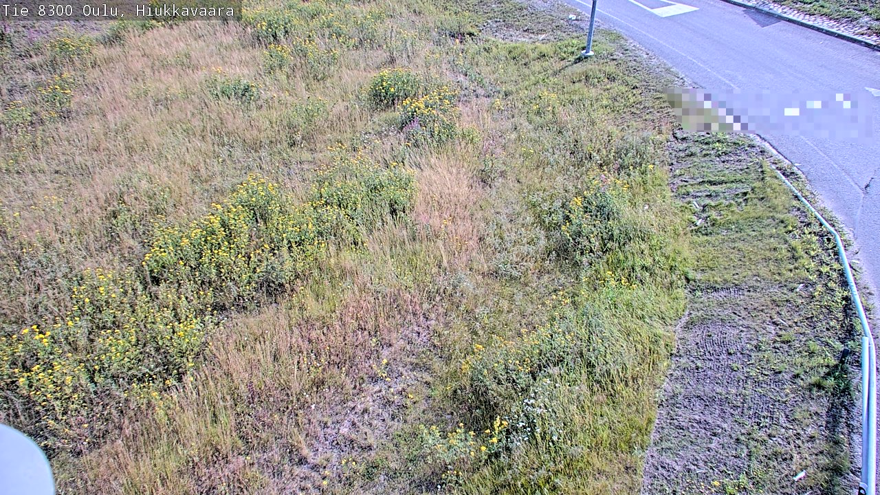 Weather Camera Image road 8300 Oulu Hiukkavaara, Oulu, Pohjois-Pohjanmaa