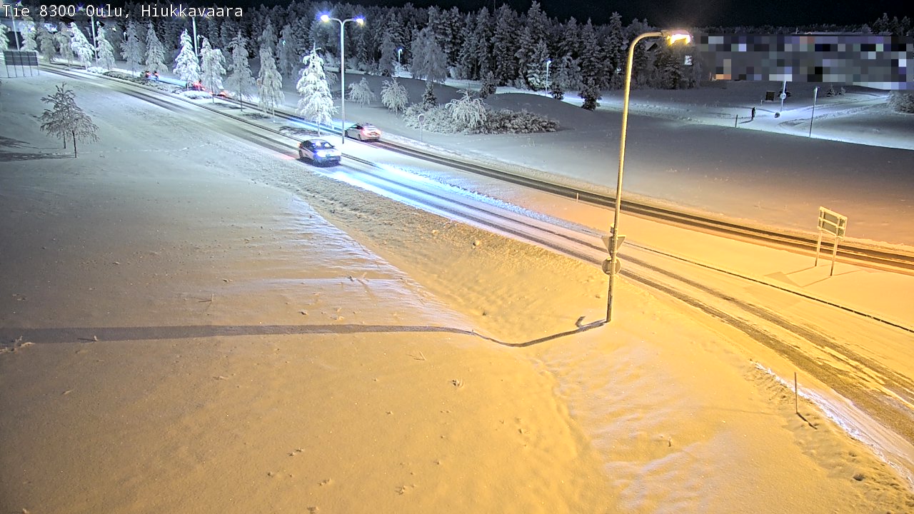 Kelikamerat Kuva tie 8300 Oulu Hiukkavaara, Oulu, Pohjois-Pohjanmaa