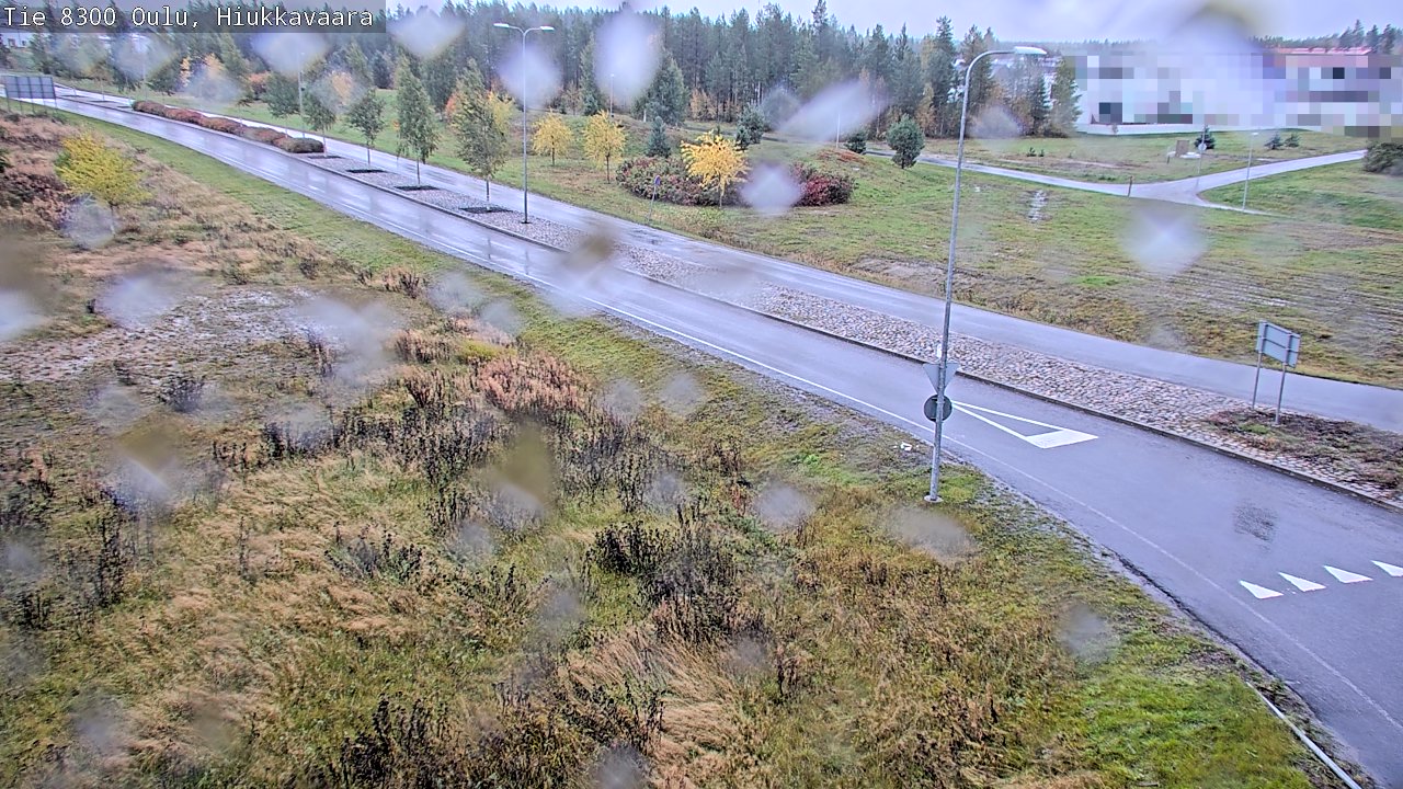 Weather Camera Image väg 8300 Oulu Hiukkavaara, Oulu, Pohjois-Pohjanmaa