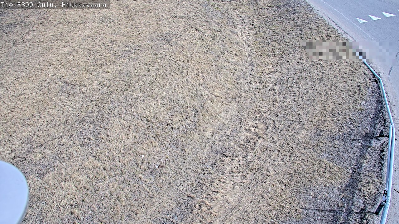 Weather Camera Image väg 8300 Oulu Hiukkavaara, Oulu, Pohjois-Pohjanmaa